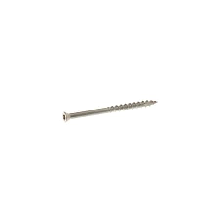 Grip-Rite Deck Screw, #7 x 3 in, 18-8 Stainless Steel, Trim Head, Torx Drive, 490 PK MAXS3TH3055